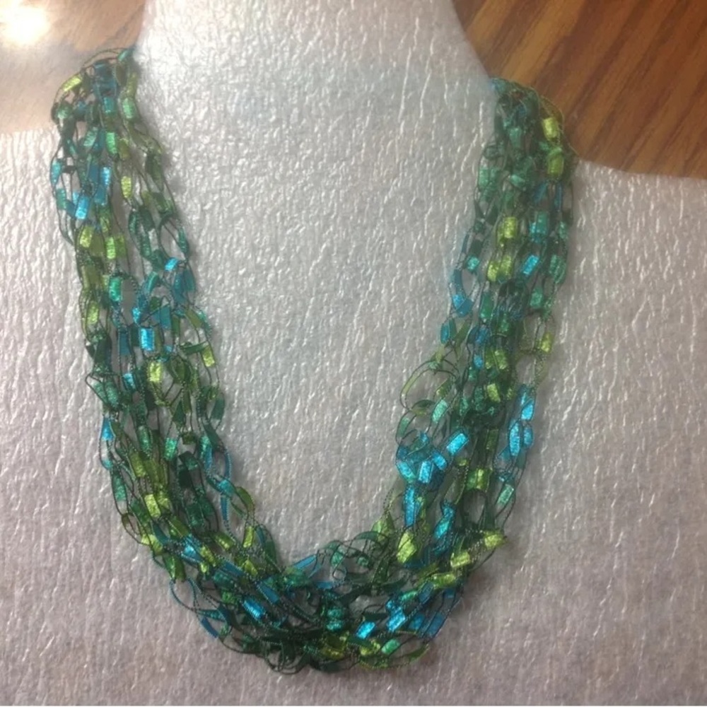 Ladder Yarn Necklace